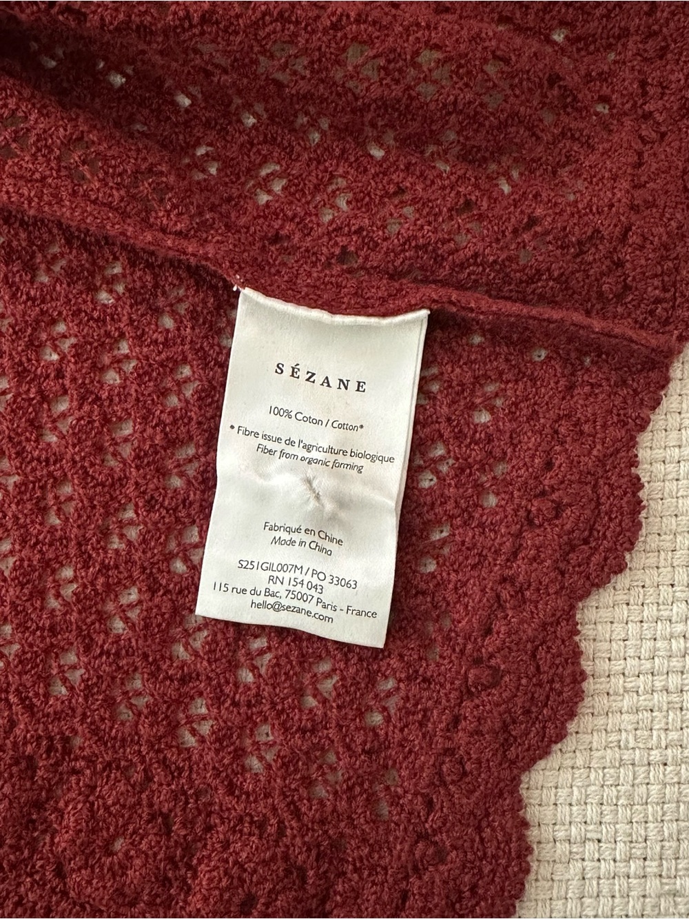 Rare! Discontinued! Sezane NOELIE CARDIGAN - Picture 5 of 12